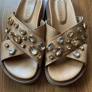 Free People Rock Candy Embellished Sandals.